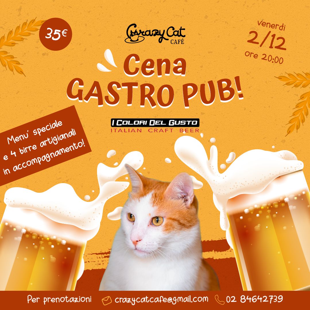 CENA gastro-pub con degustazioni Birre Artigianali
