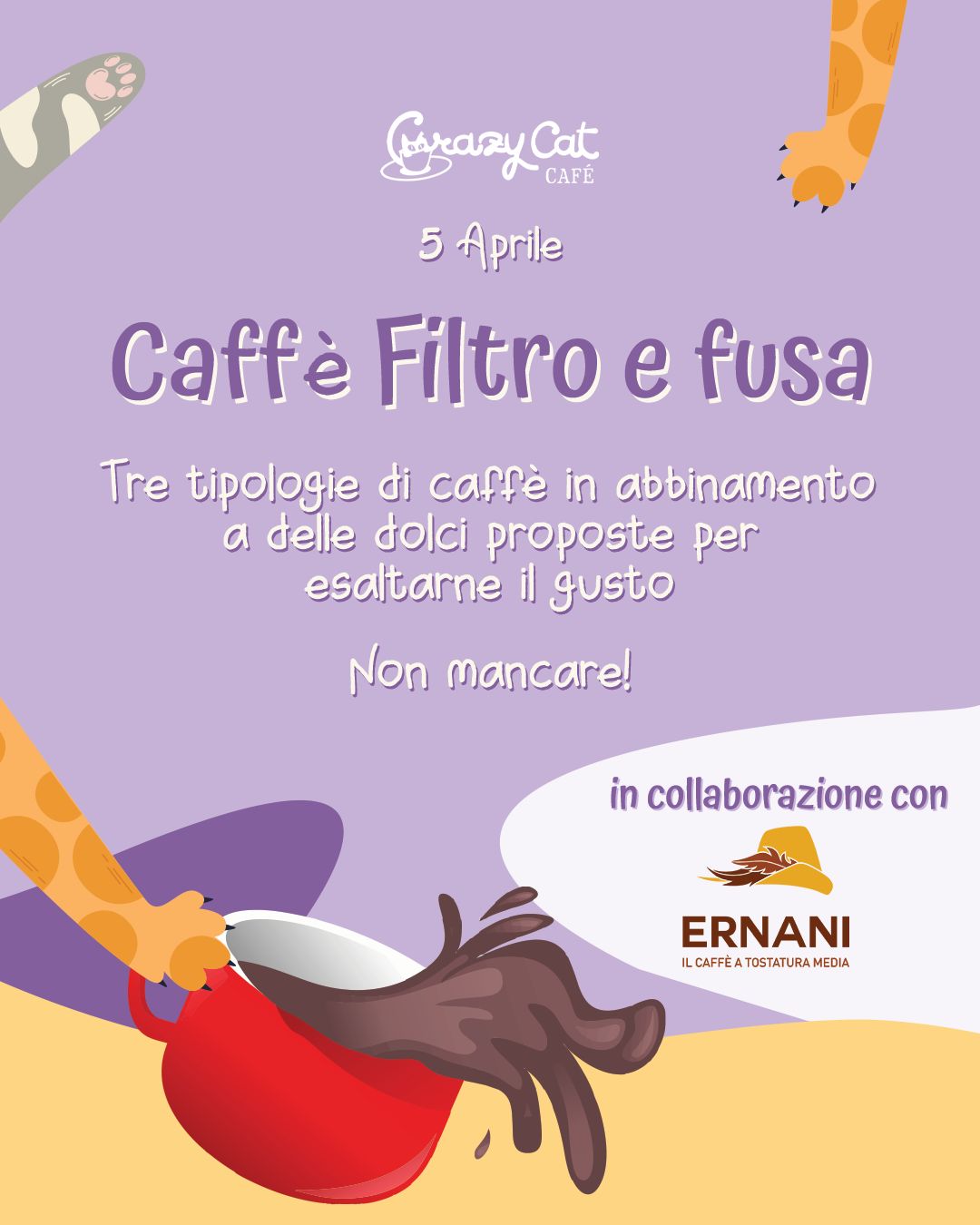 5 aprile Caffè filtro & Fusa 🐈☕️