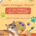 🎨 World Coloring Day al Crazy Cat Café