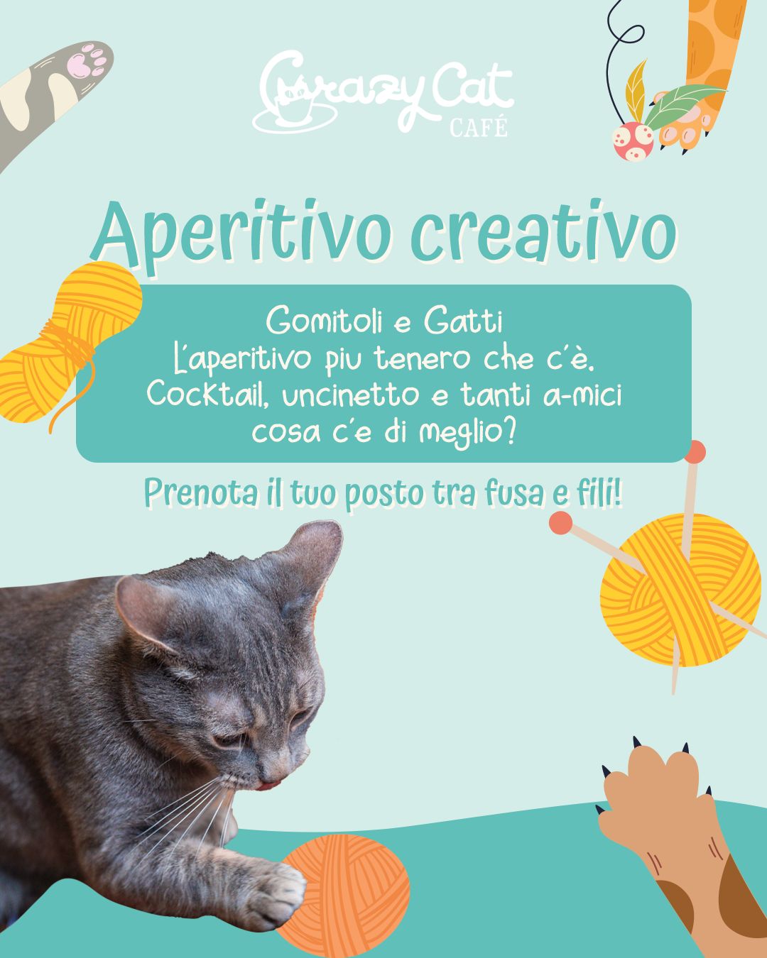 Aperitivo Creativo: Uncinetto con Ale